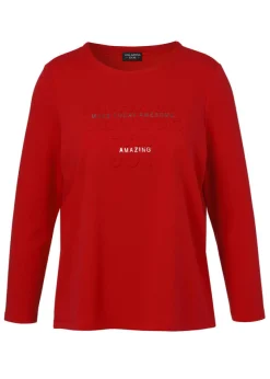 Kombistarkes Sweatshirt mit Statement-Motiv