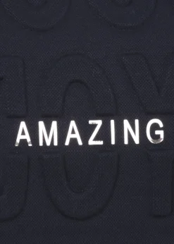 Kombistarkes Sweatshirt mit Statement-Motiv