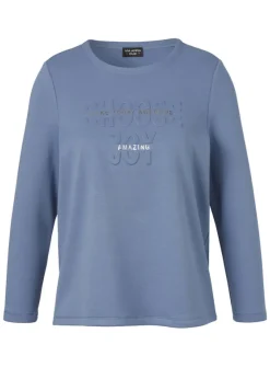 Kombistarkes Sweatshirt mit Statement-Motiv