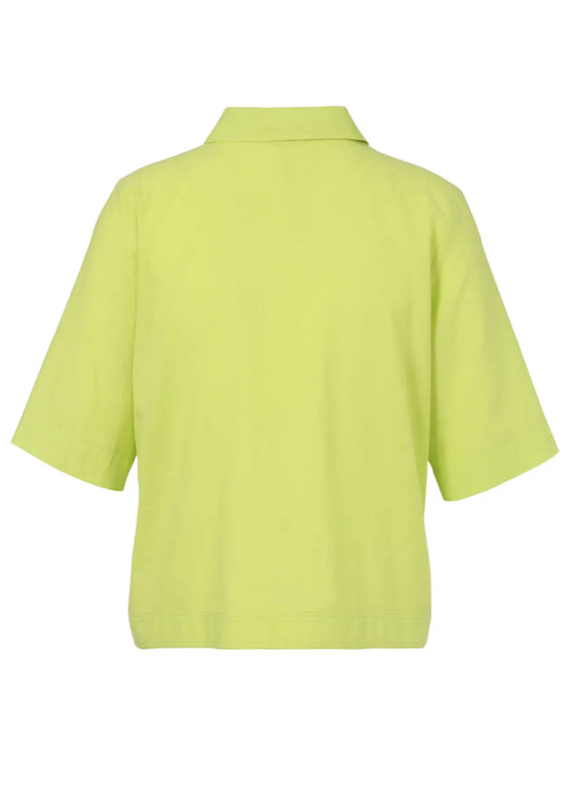 Kurze Kasten-Jacke aus zarter Baumwolle