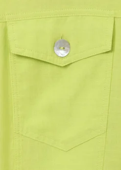 Kurze Kasten-Jacke aus zarter Baumwolle