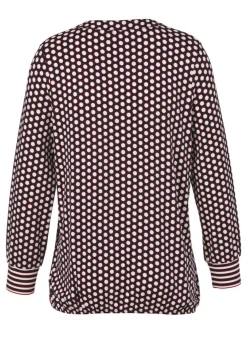 Langarmshirt mit Gummizugsaum