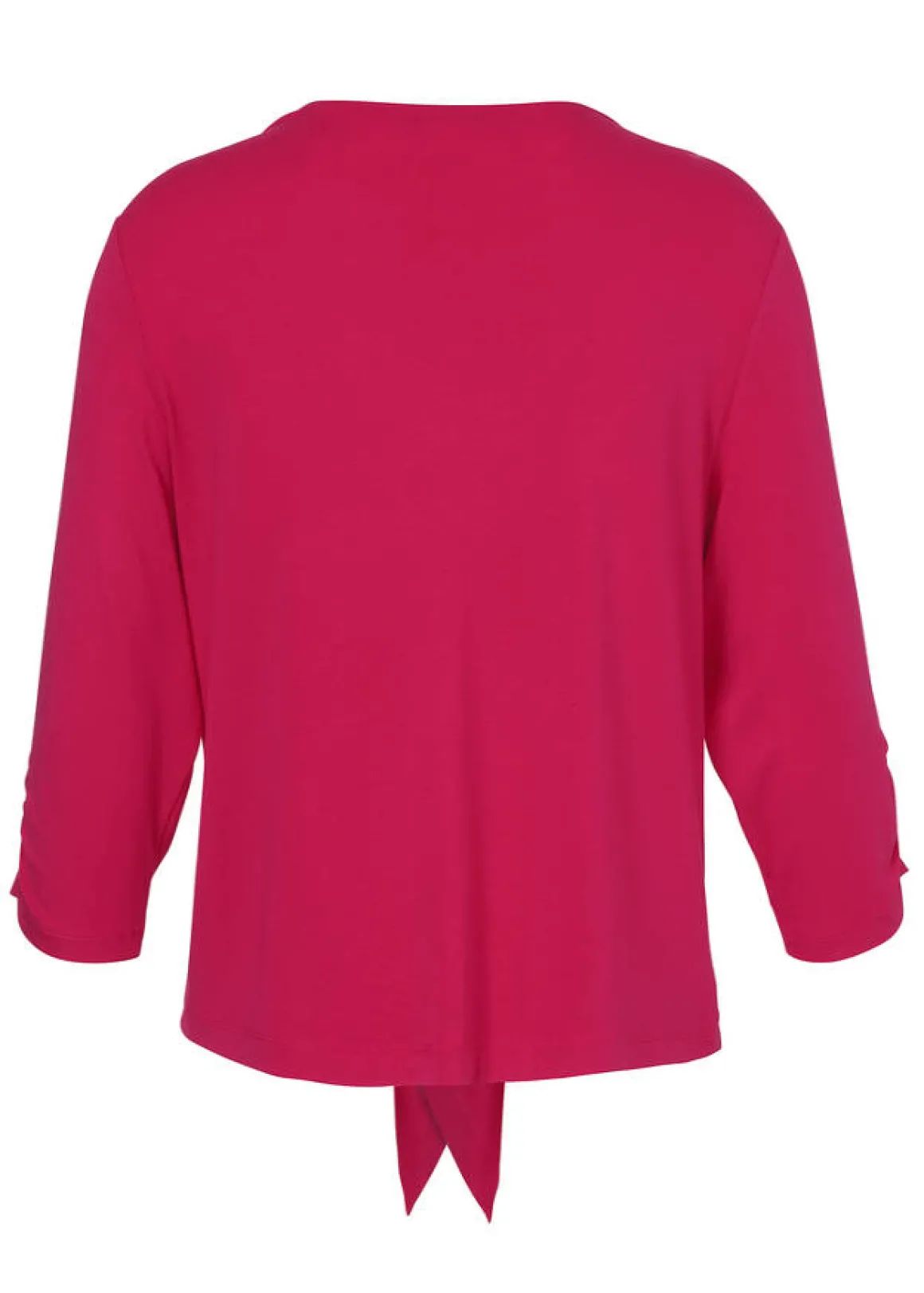 Leichte Jersey Jacke mit Wasserfall-Front