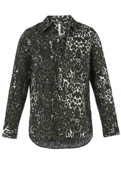 Leo Schlupfbluse Baumwoll-Stretch