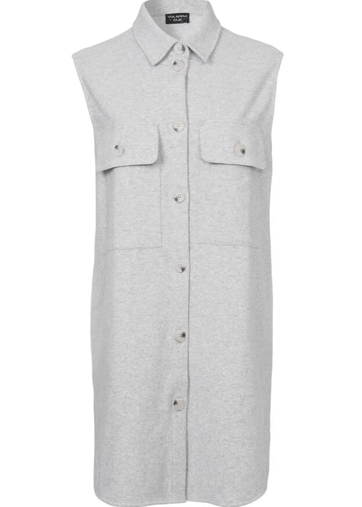 Moderne Longweste mit Ziernaht