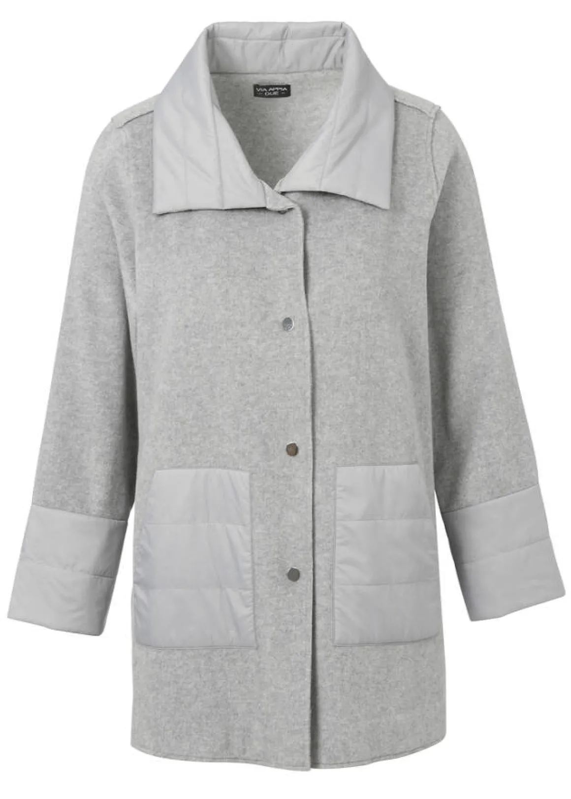 Modische Long-Jacke mit Stepp-Details