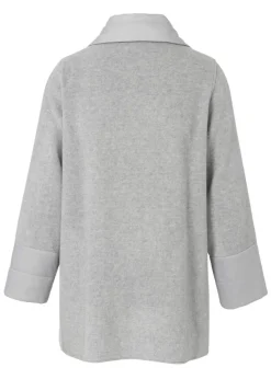 Modische Long-Jacke mit Stepp-Details