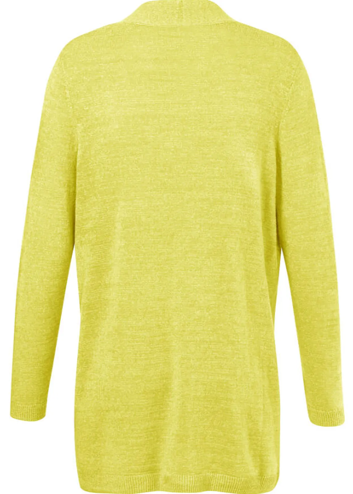 Modische Strickfleecejacke in unifarbenem Stil