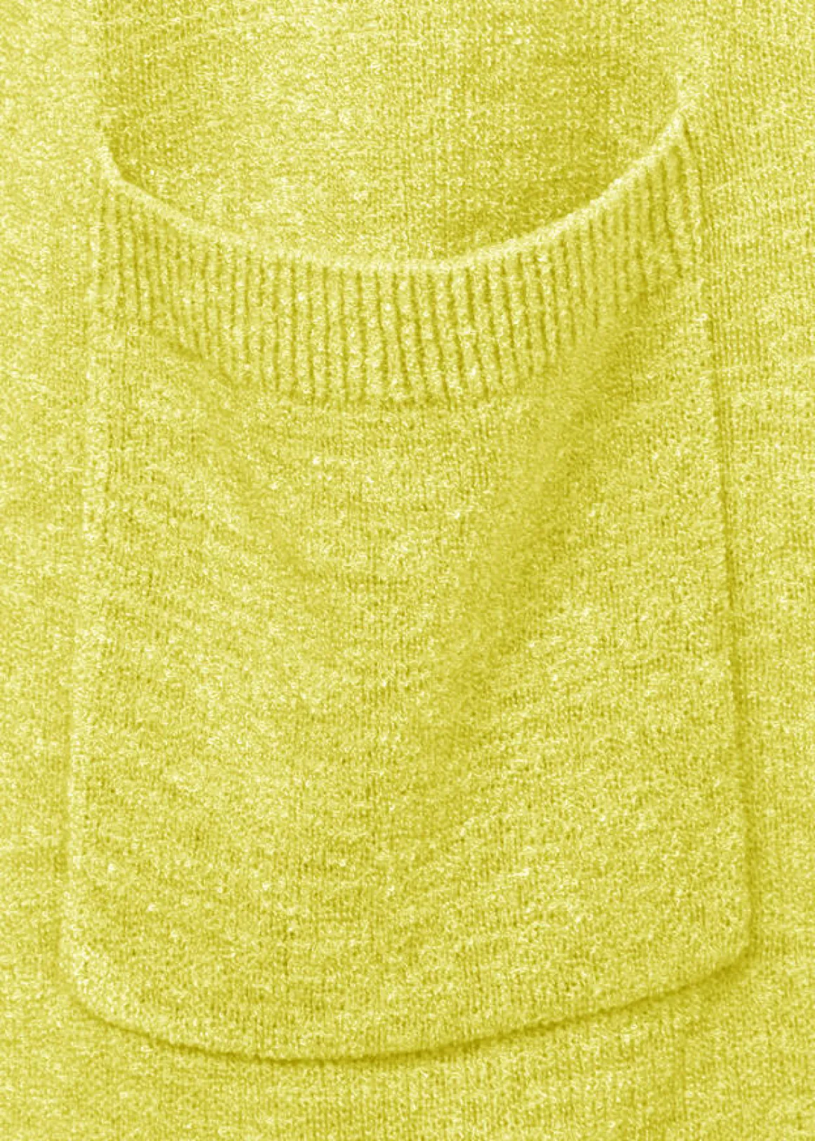 Modische Strickfleecejacke in unifarbenem Stil