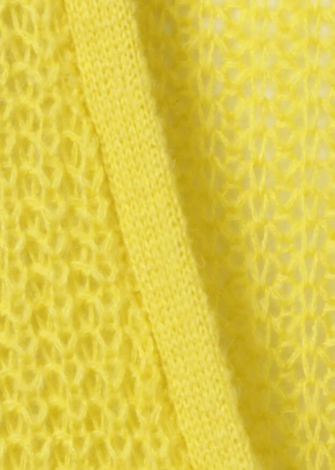 Modische Strickjacke aus unifarbenem Stoff