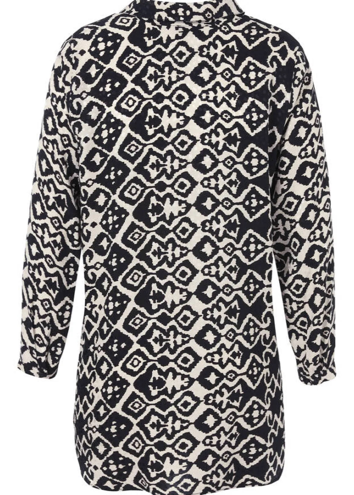 Modische Tunika mit grafischem Allover-Muster