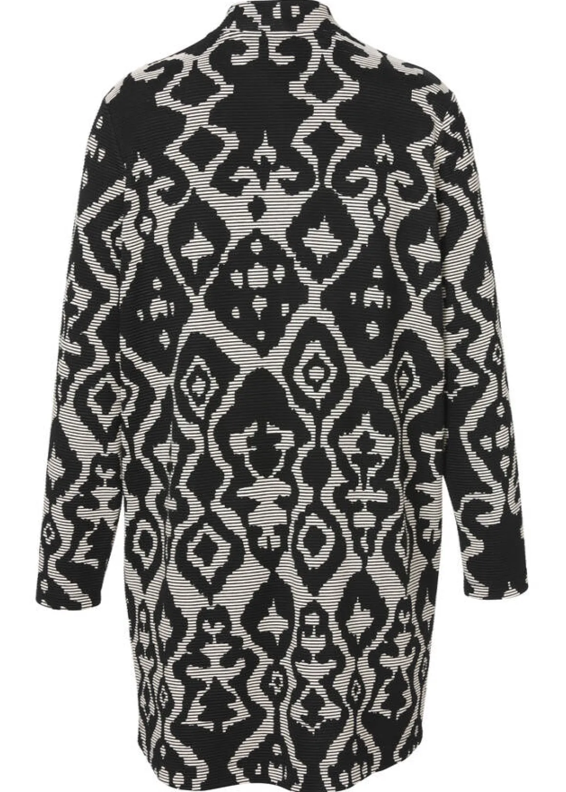 Modischer Cardigan mit grafischem Allover-Muster