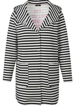 Modischer Kurzmantel mit Allovermuster