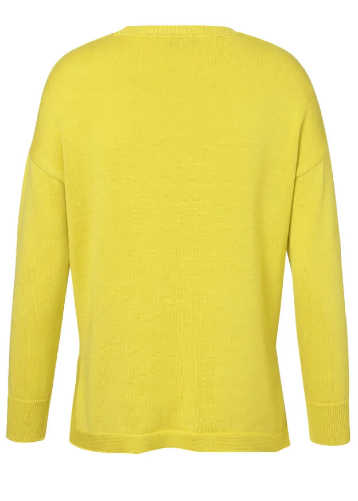 Modischer Strickpullover mit überschnittenen Schultern