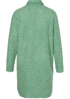 Modischer Webmantel in meliertem Design