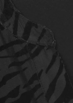 Modisches Blusenkleid mit Animalprint