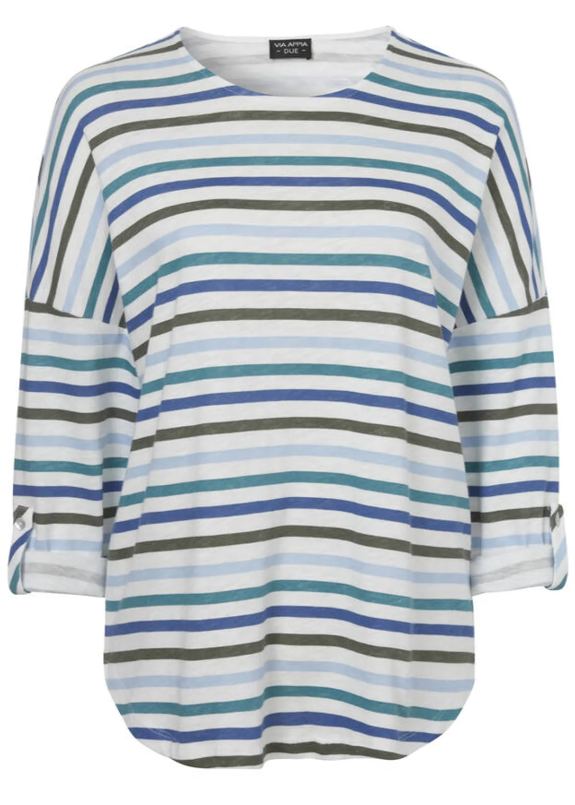 Modisches Langarmshirt mit überschnittenen Schultern