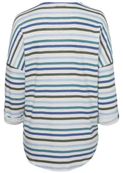 Modisches Langarmshirt mit überschnittenen Schultern