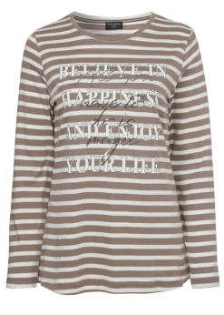 Modisches Langarmshirt mit Pailletten