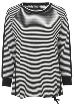 Modisches Sweatshirt mit Galonstreifen