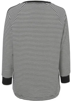 Modisches Sweatshirt mit Galonstreifen