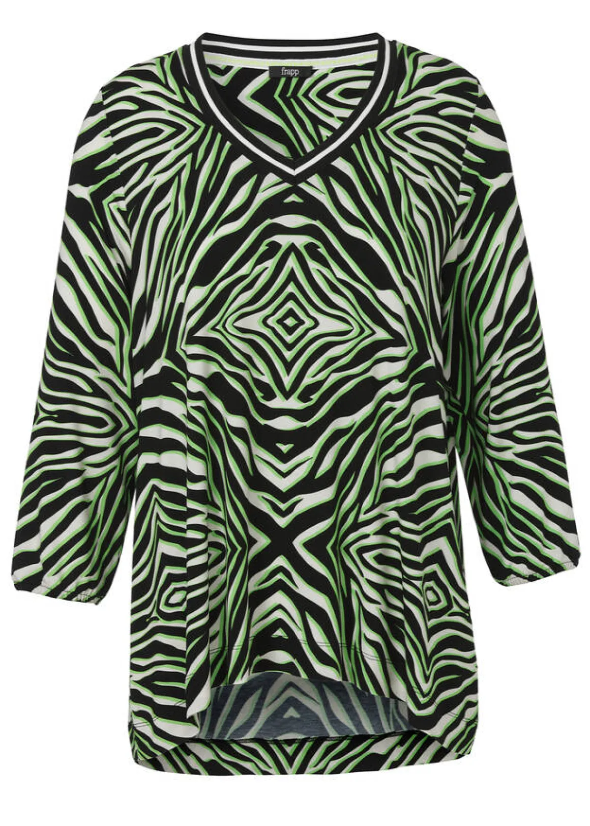 Modisches T-Shirt mit Allovermuster