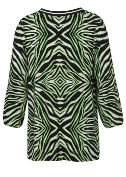 Modisches T-Shirt mit Allovermuster