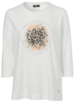 Modisches T-Shirt mit Glitzersteinen