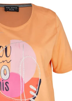 Motivierendes Shirt mit Front-Print