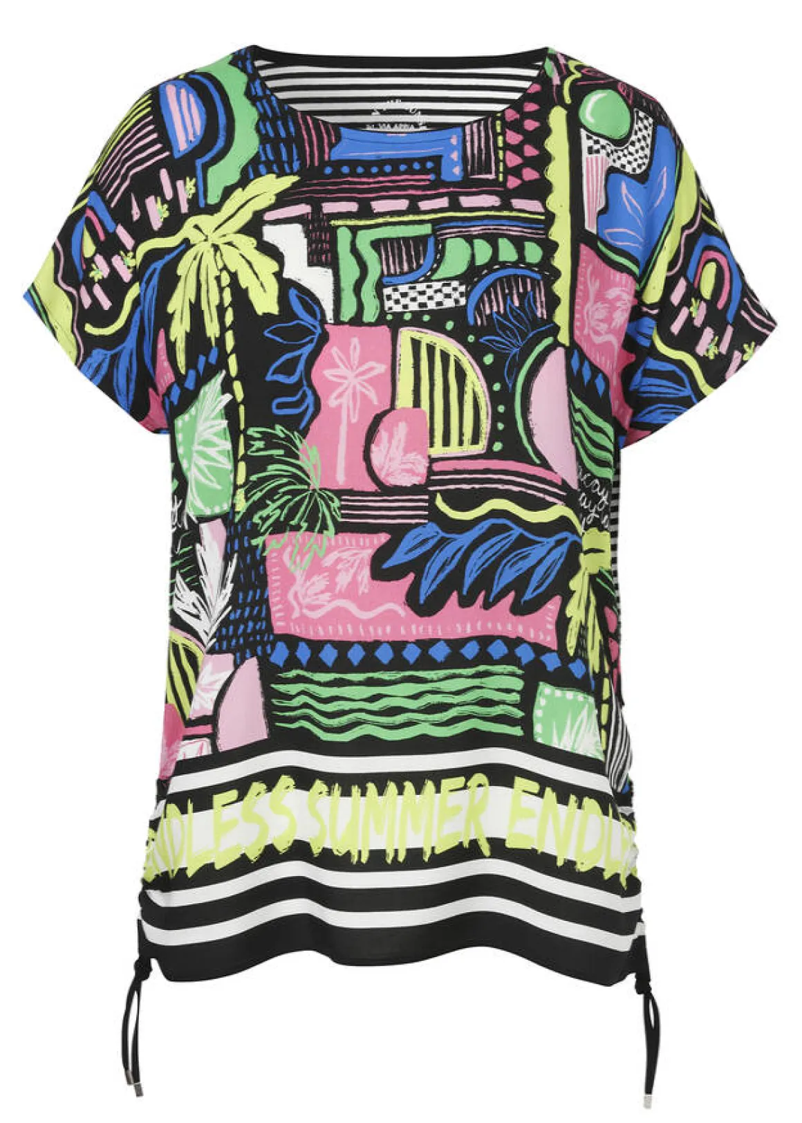 Mustermix Blusenshirt mit Ringelrücken