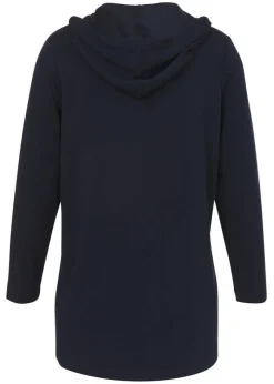 Offene Jacke mit Kapuze