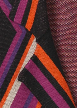 Offener Long-Cardigan mit Jaquard Trendmuster