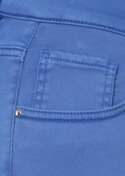 5-Pocket Color Jeans Kobaltblau