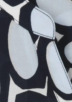 Print-Bluse aus reiner Viskose