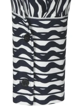 Print-Hemdbluse aus fließender Viskose