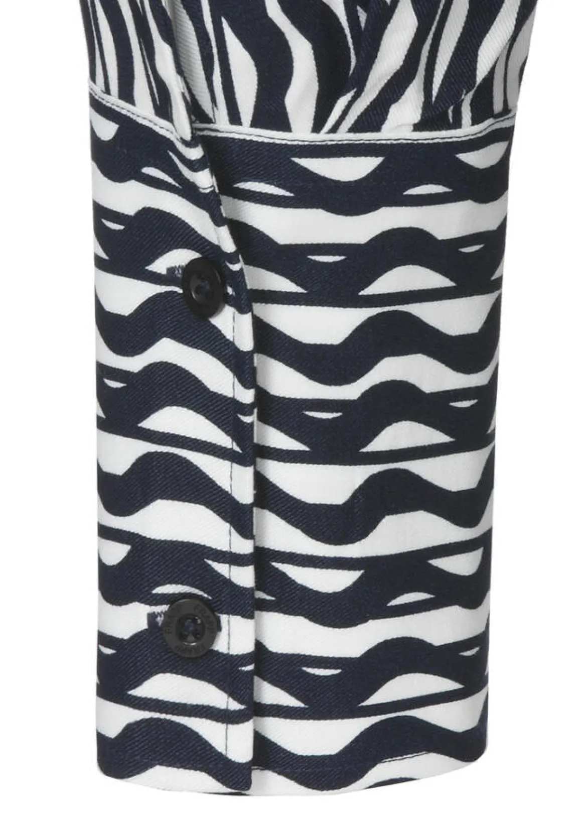 Print-Hemdbluse aus fließender Viskose