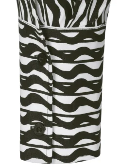 Print-Hemdbluse aus fließender Viskose