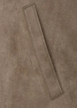 Reverjacke aus veganem Veloursleder