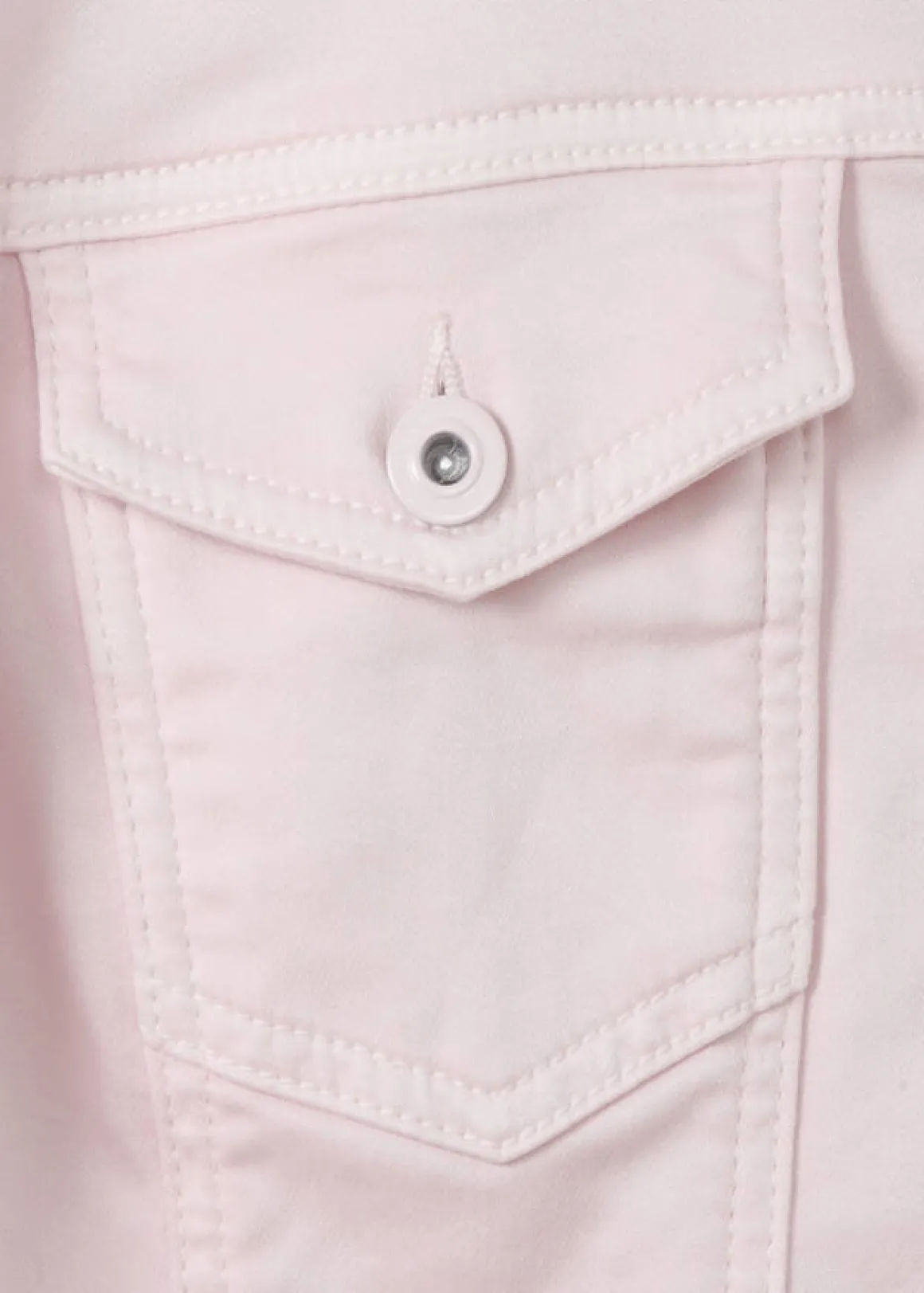 Roséfarbene Color-Jeansjacke