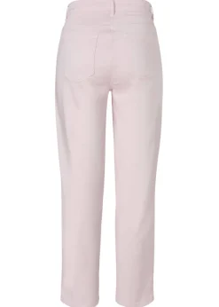 Roséfarbene Jeans im 5-Pocket-Style