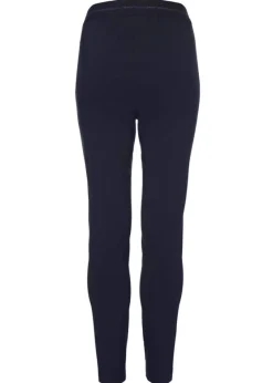 Schlichte Schlupfhose aus unifarbenem Stoff