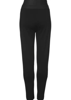 Schlichte Schlupfhose in unifarbenem Design