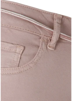 Schlichte Stoffhose in unifarbenem Design