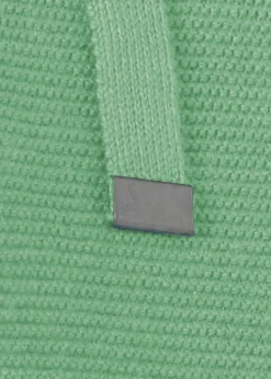 Schlichter Stehkragenpullover in unifarbenem Stil