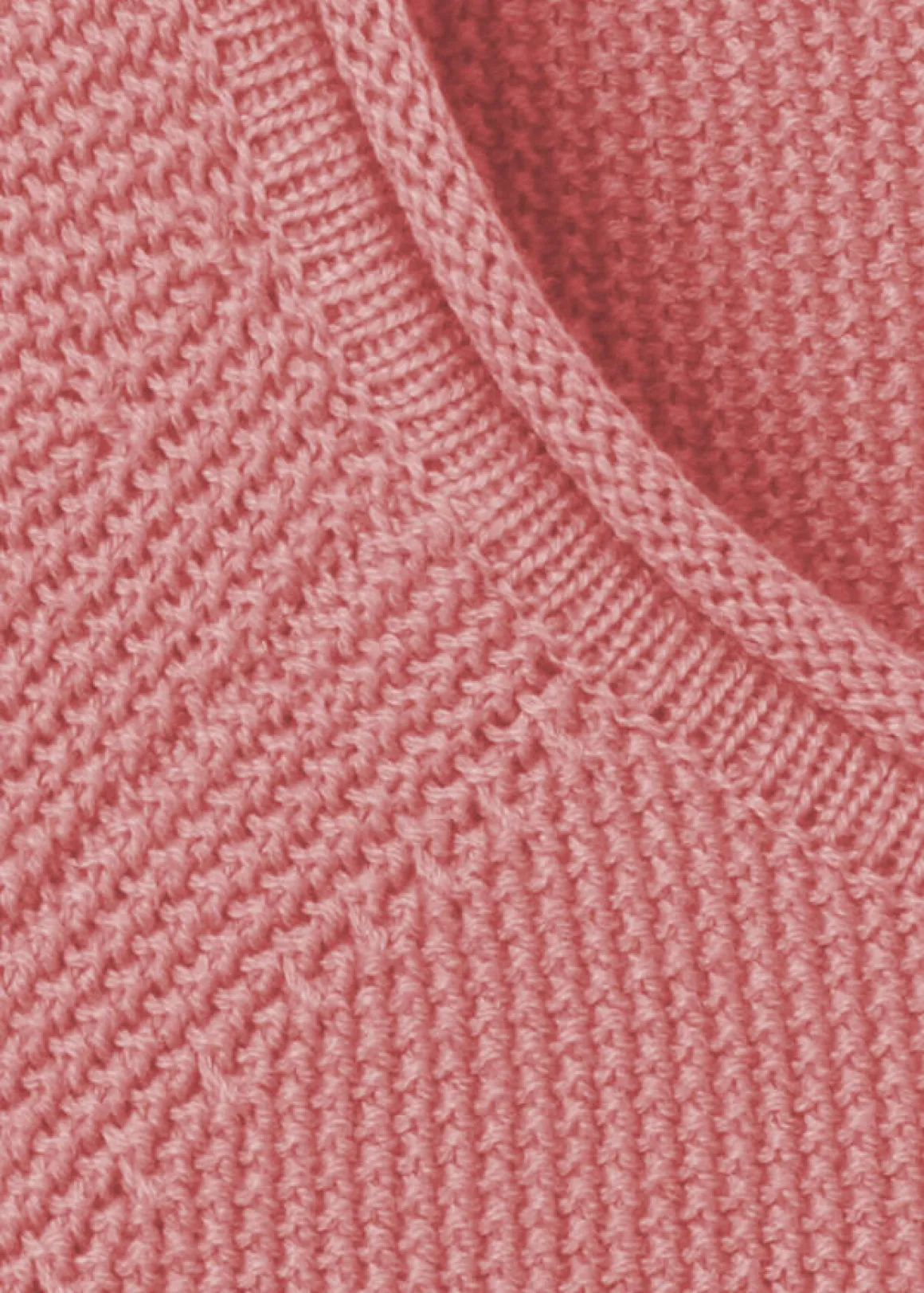 Schlichter Strickpullover in unifarbenem Design