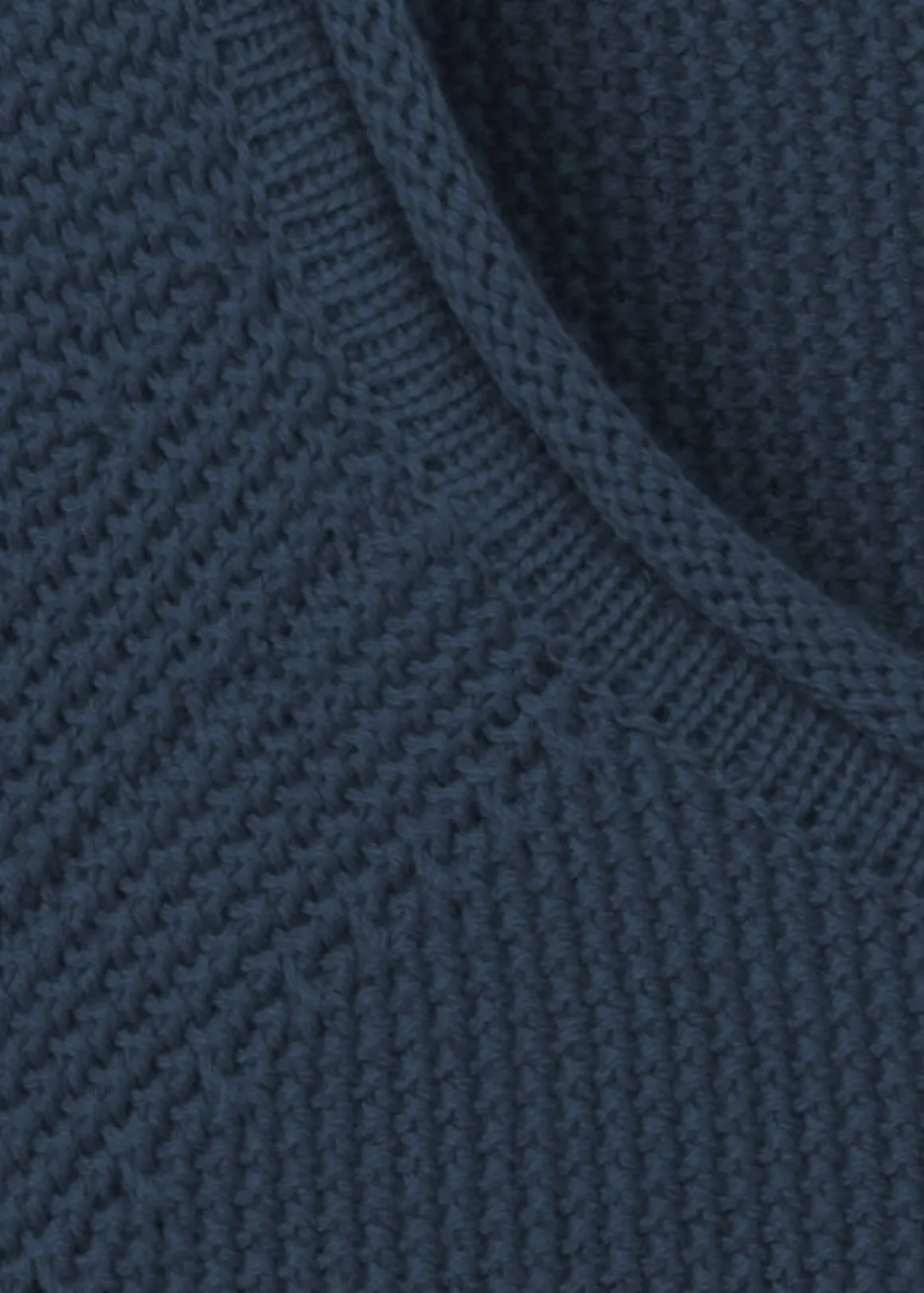 Schlichter Strickpullover in unifarbenem Design