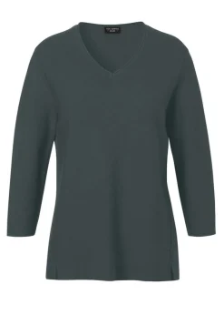Softer 3/4-Arm Baumwoll-Pullover