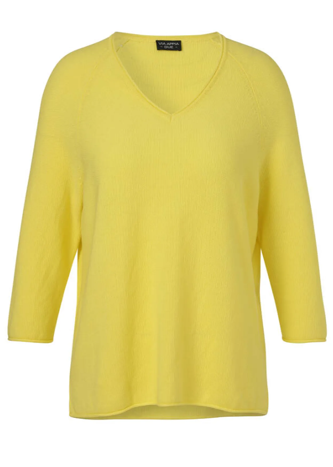 Softer 3/4-Arm Baumwoll-Pullover