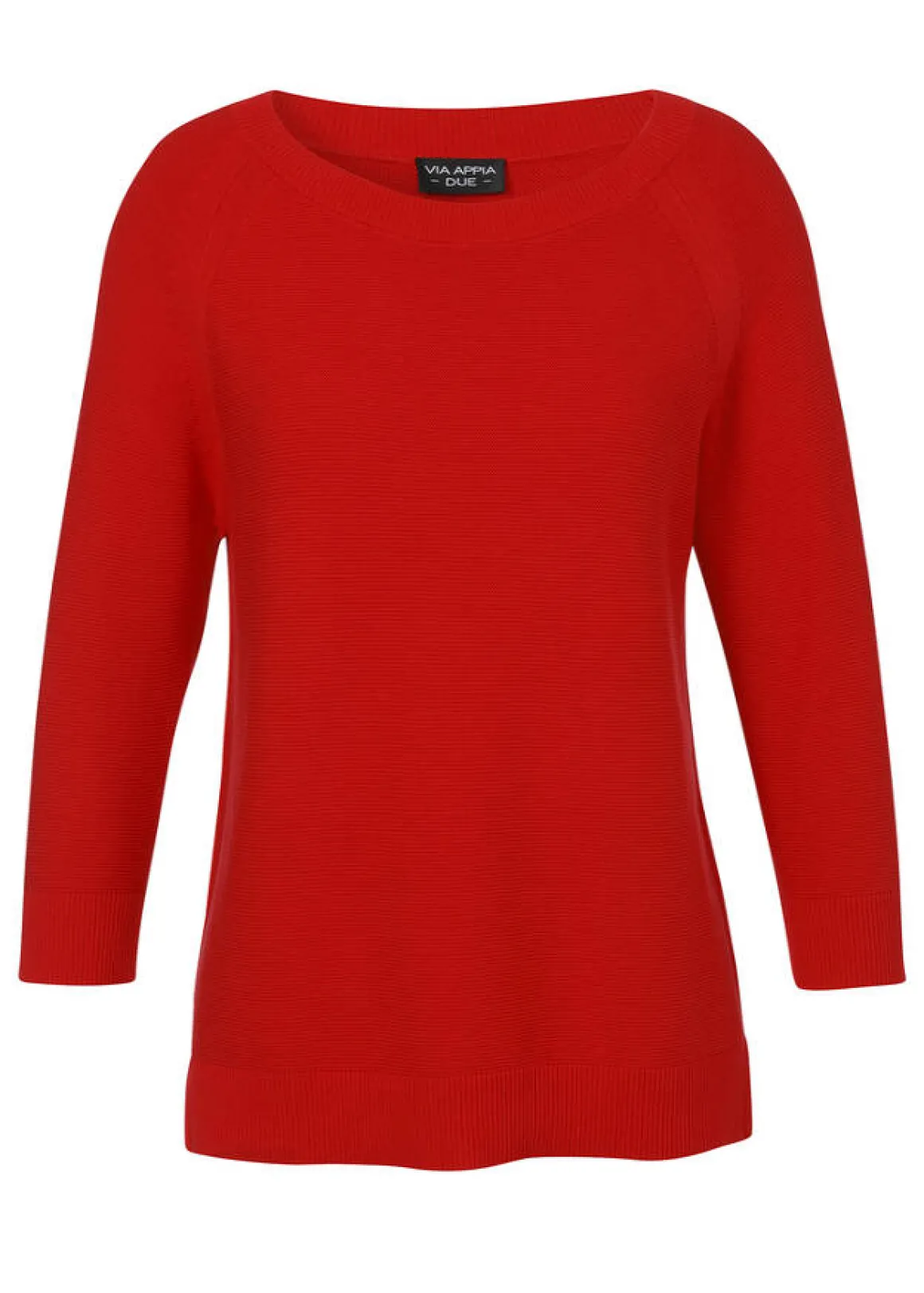 Softer Baumwoll-Pullover 3/4-Arm