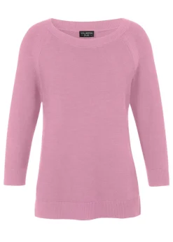 Softer Baumwoll-Pullover 3/4-Arm